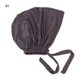 Adjustable Cotton Under Scarf Cap - Breathable Anti-Slip Headband Base for Hijab (MH125)