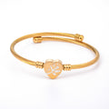 Allah Heart Bracelet Set Islamic Calligraphy Jewelry with Twisted Rope Design (MAC246)