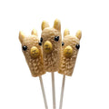 Alpaca Watching Lollipops