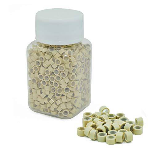 VIP Aluminum Silicone Micro Rings Style ''D'' Hair Extension - Choose Size