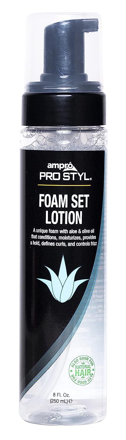 Ampro Pro Styl Foam Set Lotion Hair Styling 8 fl oz