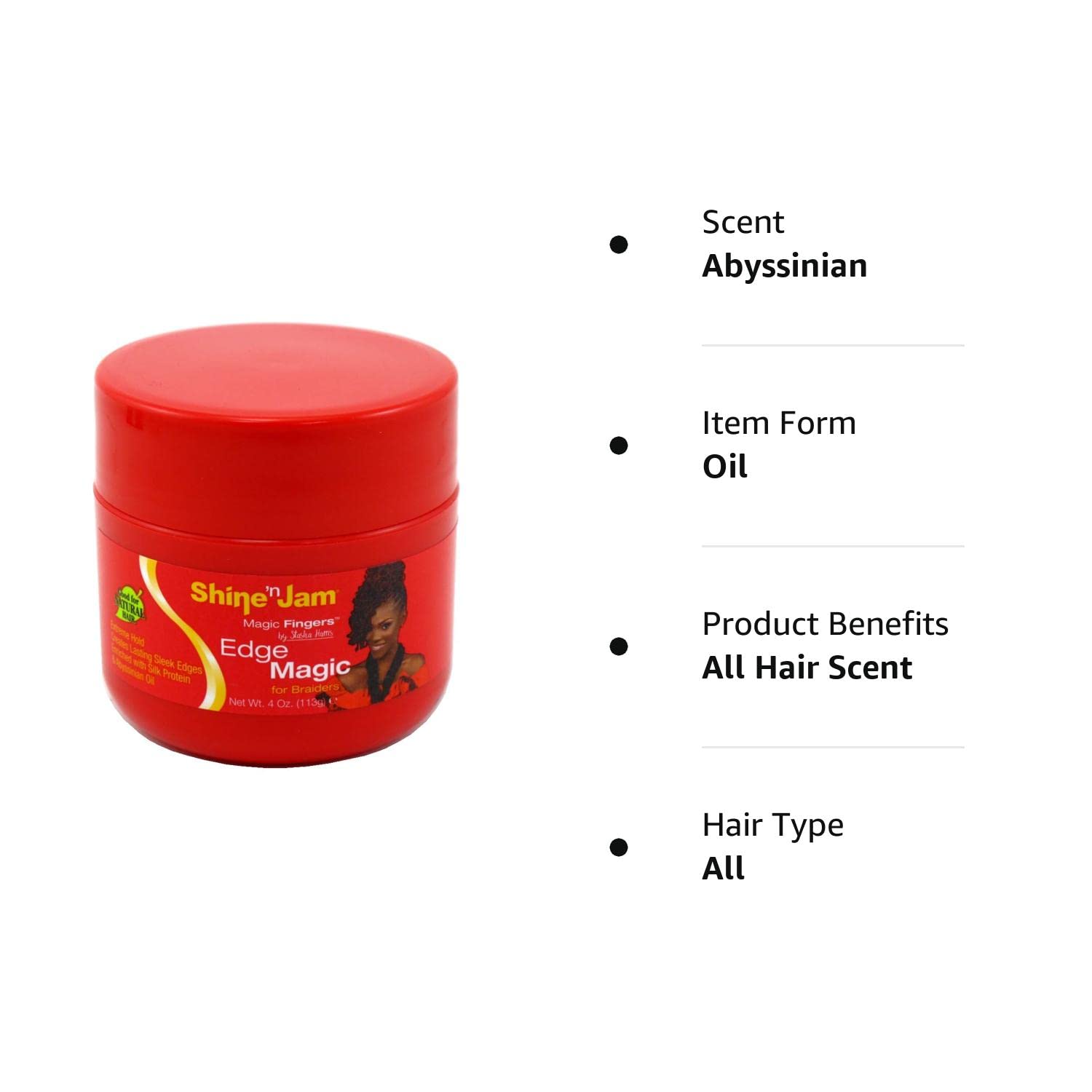 Ampro Shine 'n Jam Magic Fingers Edge Control, Extreme Hold