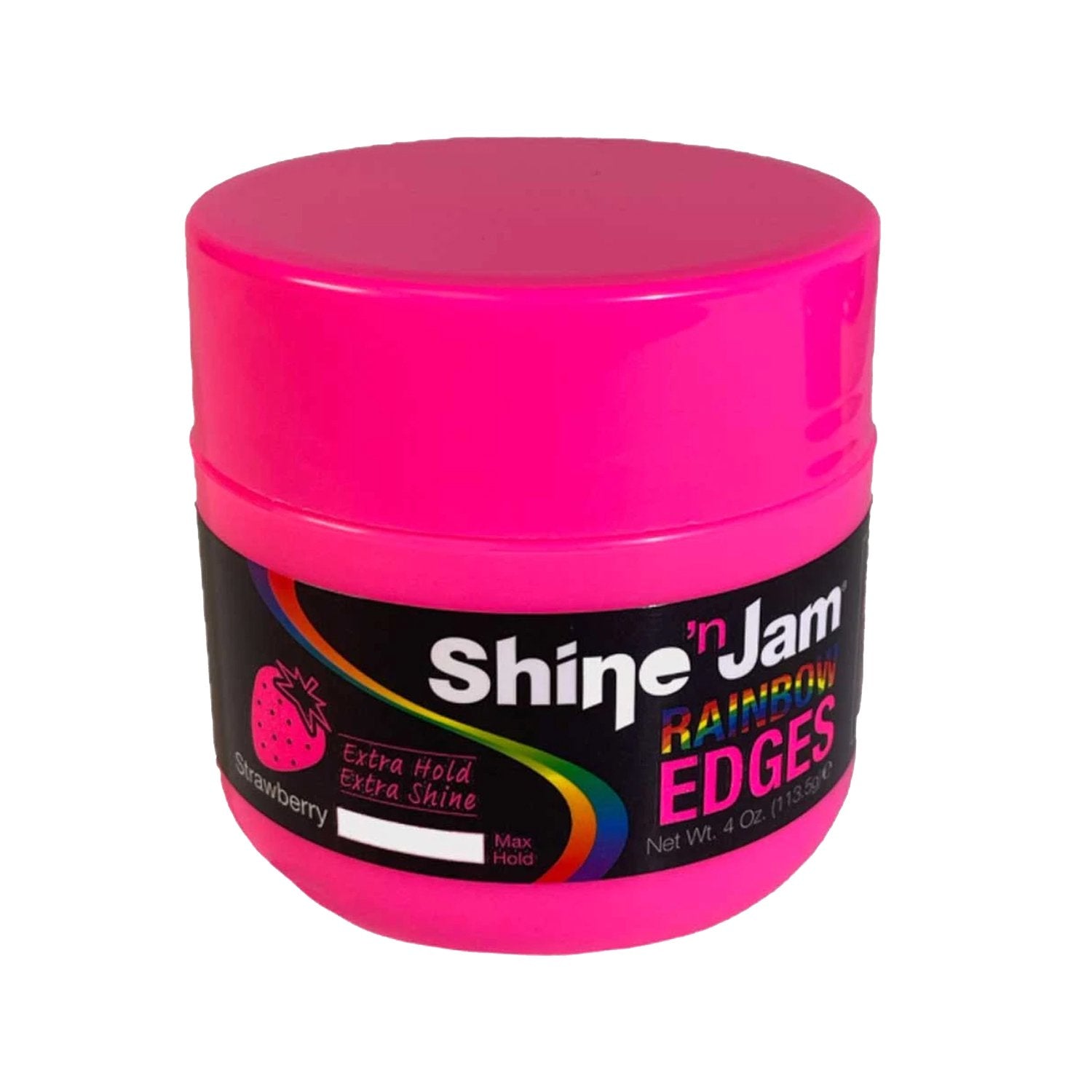 Ampro Shine N Jam Rainbow Edges, Strawberry 4 Oz.