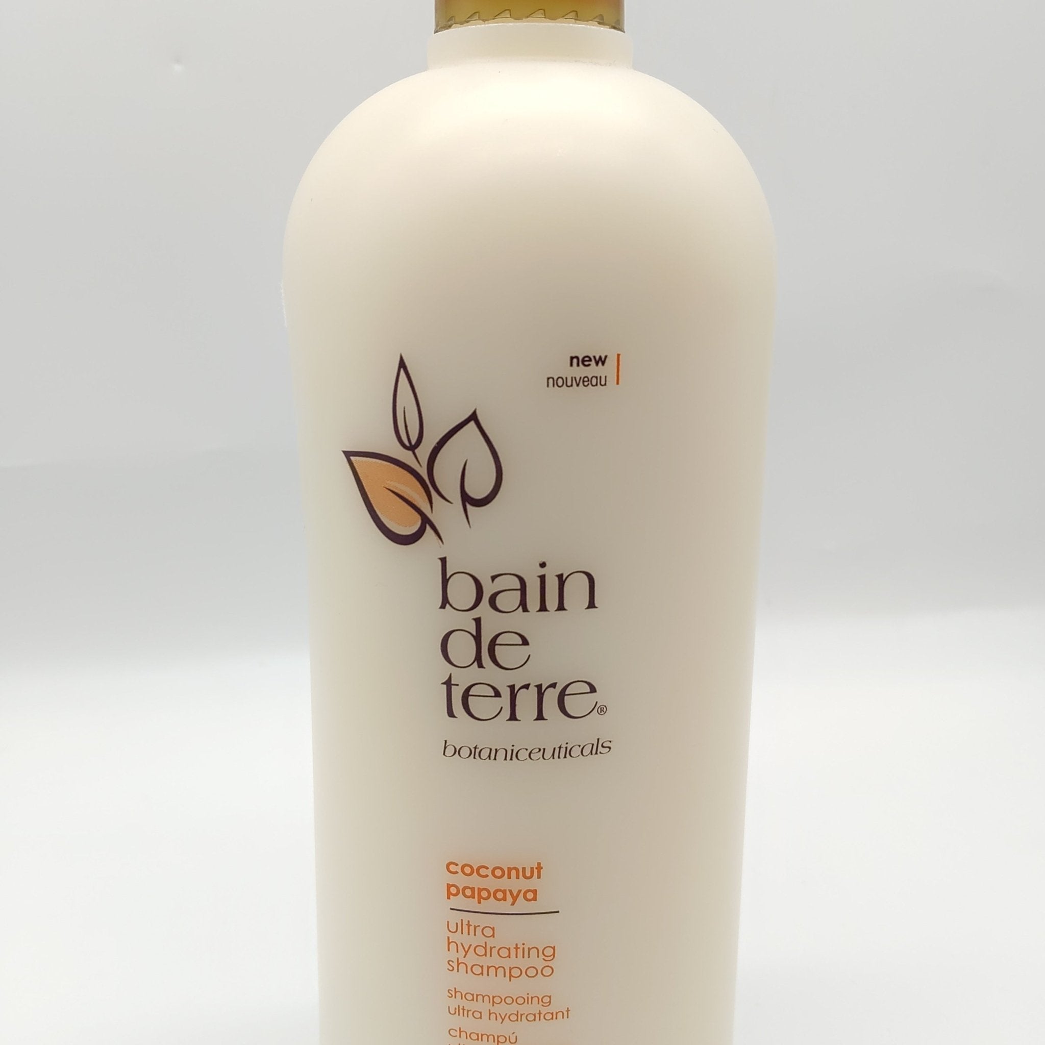 Bain de Terre Coconut Papaya Ultra Hydrating Shampoo Argan and Monoi Oil 33.8 oz