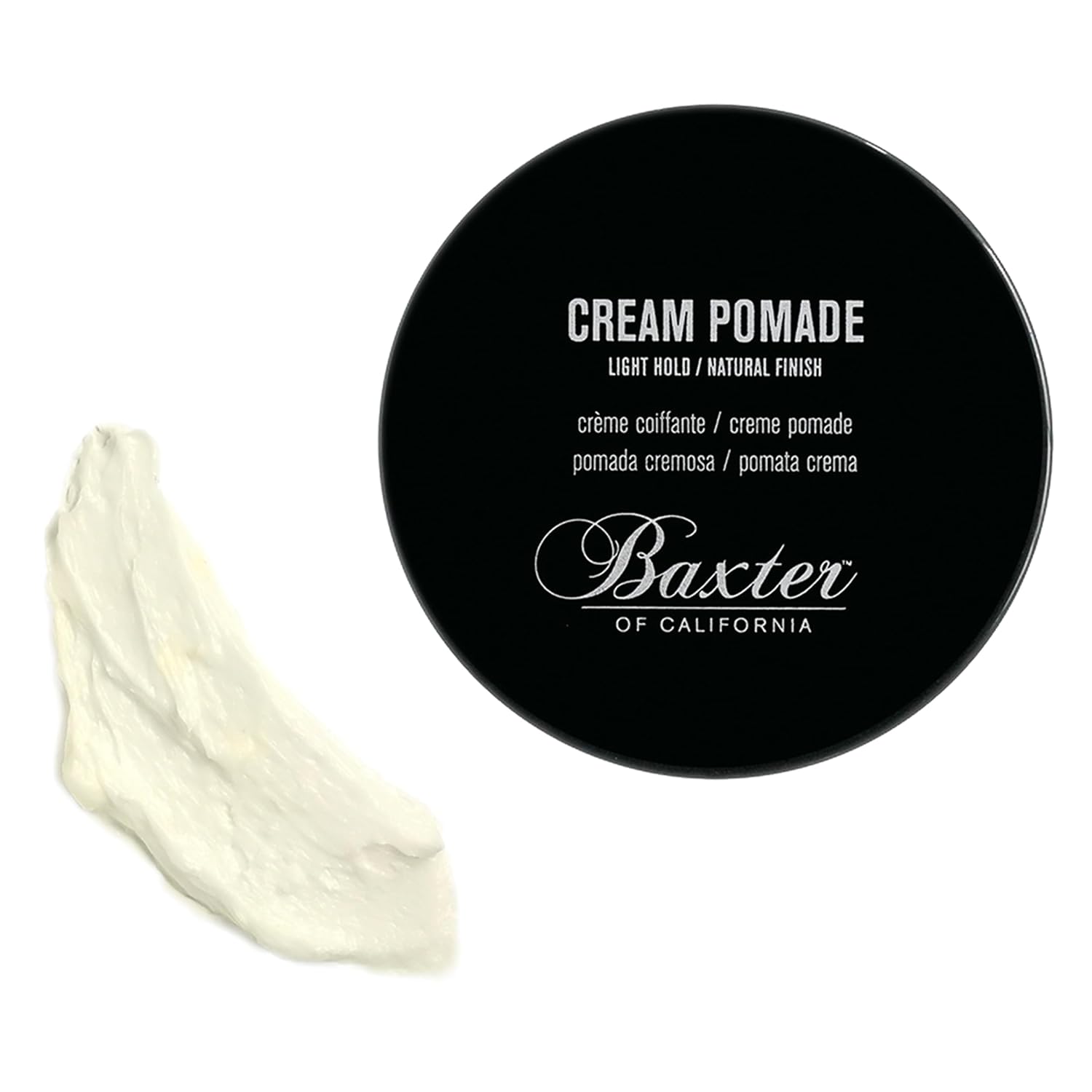 Baxter of California Cream Pomade for Men, Natural Finish, Light Hold