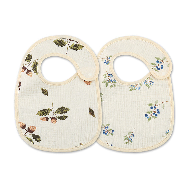 Thin Kids' Bib Pure Cotton Waterproof Gauze Saliva Towel