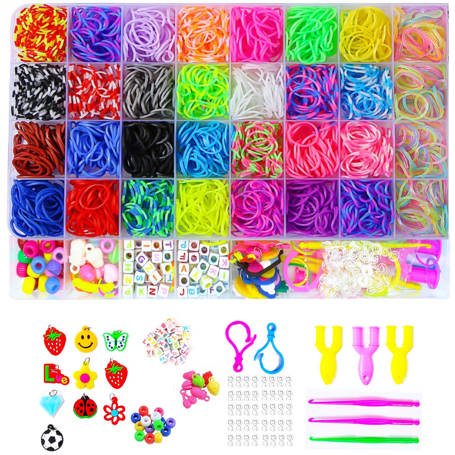 40 Grid 2500 Rainbow Handmade Knit Device