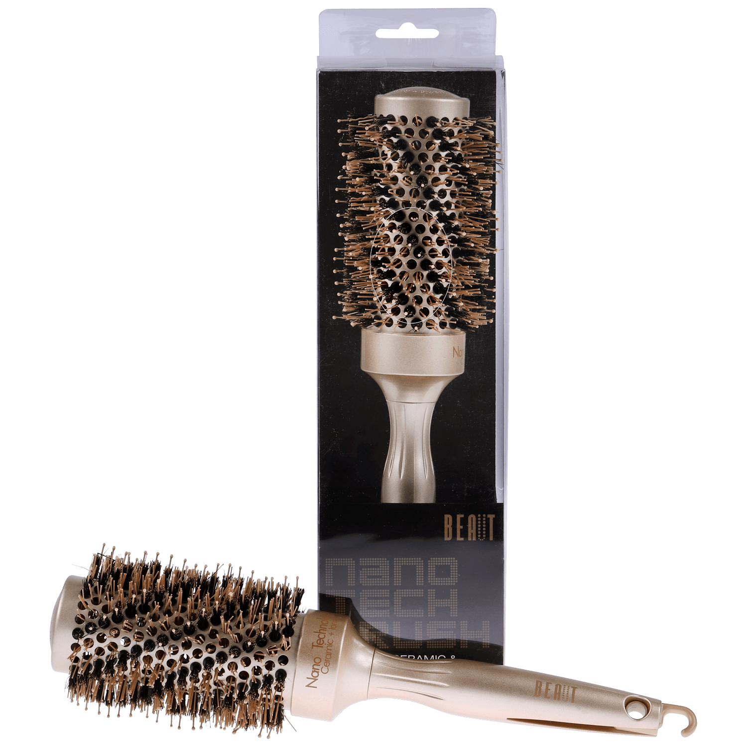 Beaut Ceramic Nanotech Hair Brush - Choose Size New