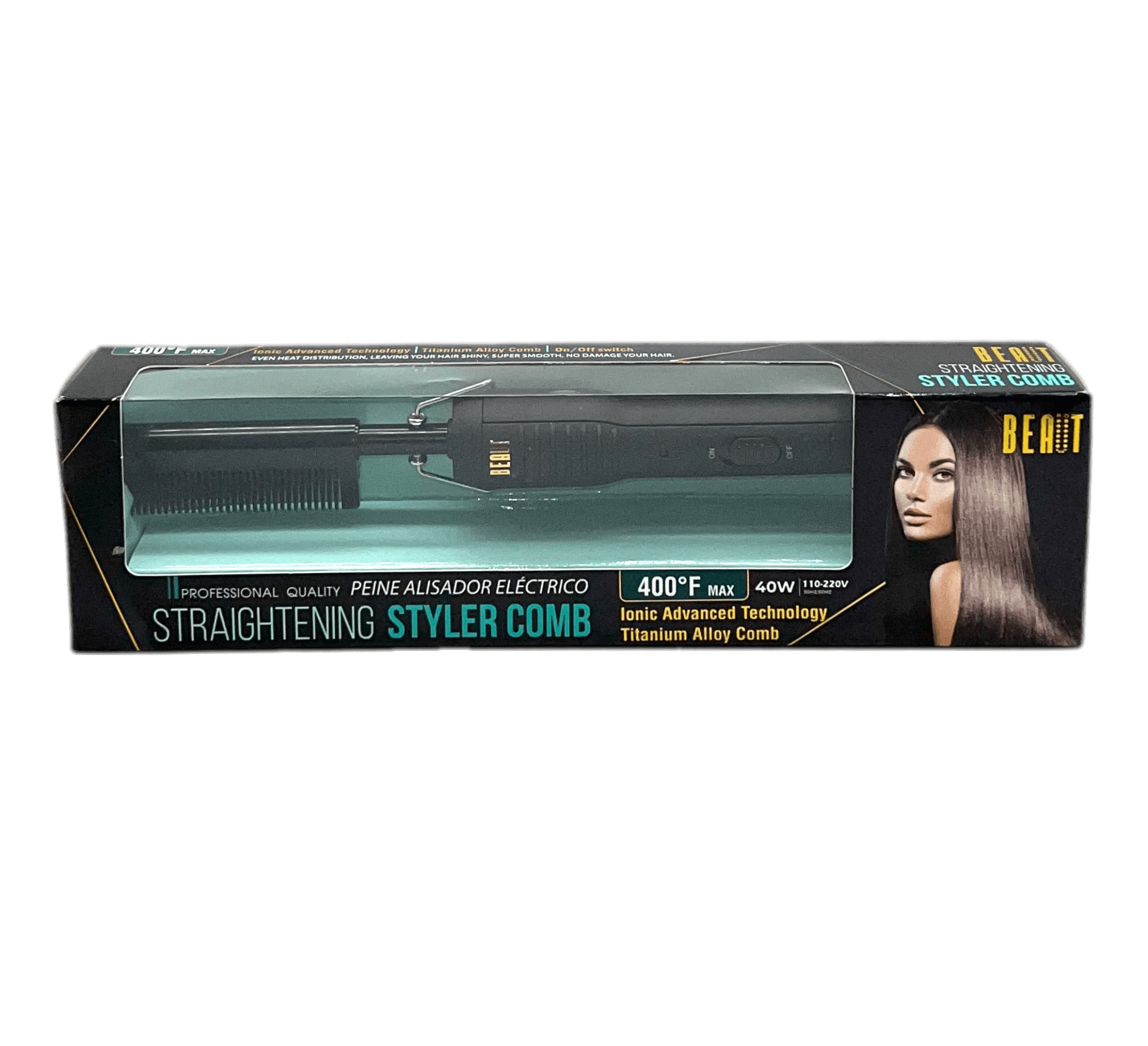 Beaut Straightening Styler Comb 400°F Max
