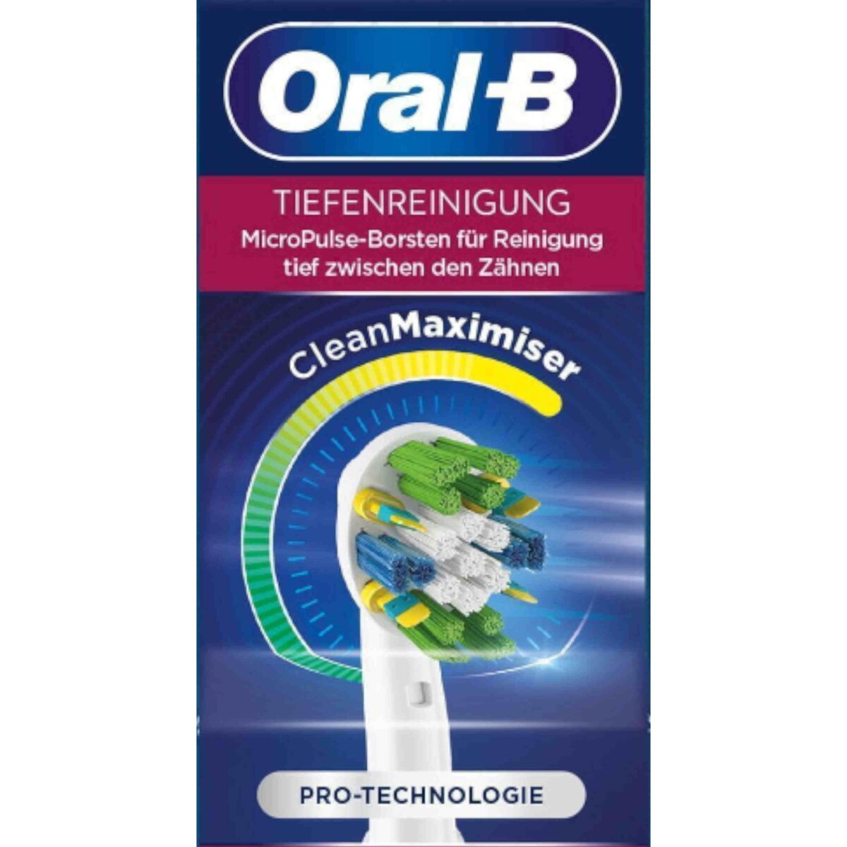 Oral-B Deep Clean FlossAction CleanMaximiser Brush Heads, 3-Pack – German Import