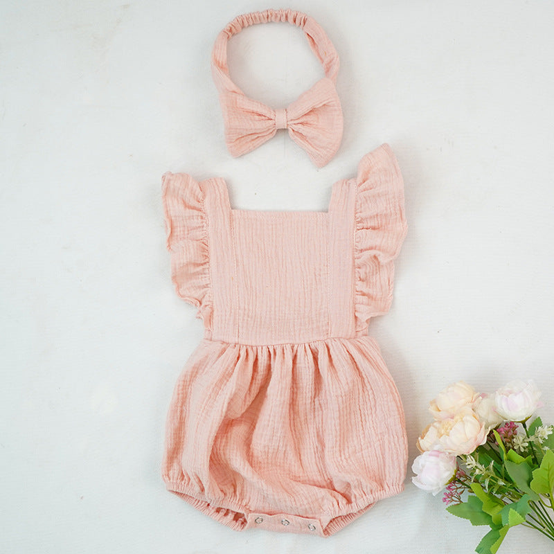 New Baby And Infants Romper Romper Shooting Birthday Dress Children Onesie
