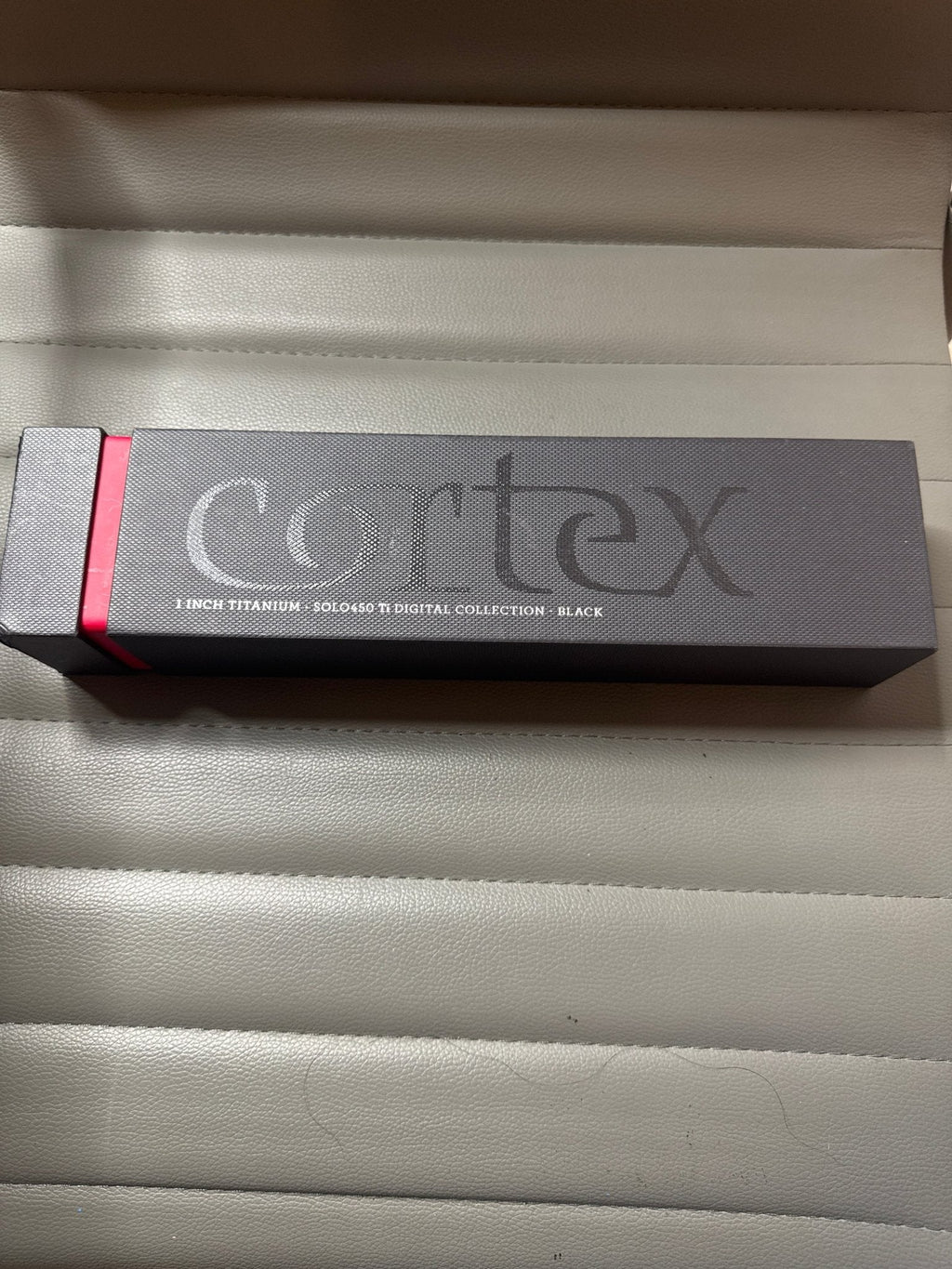 Cortex Solo Titanium Flat Iron Hair Straightener, 1-Inch, Black