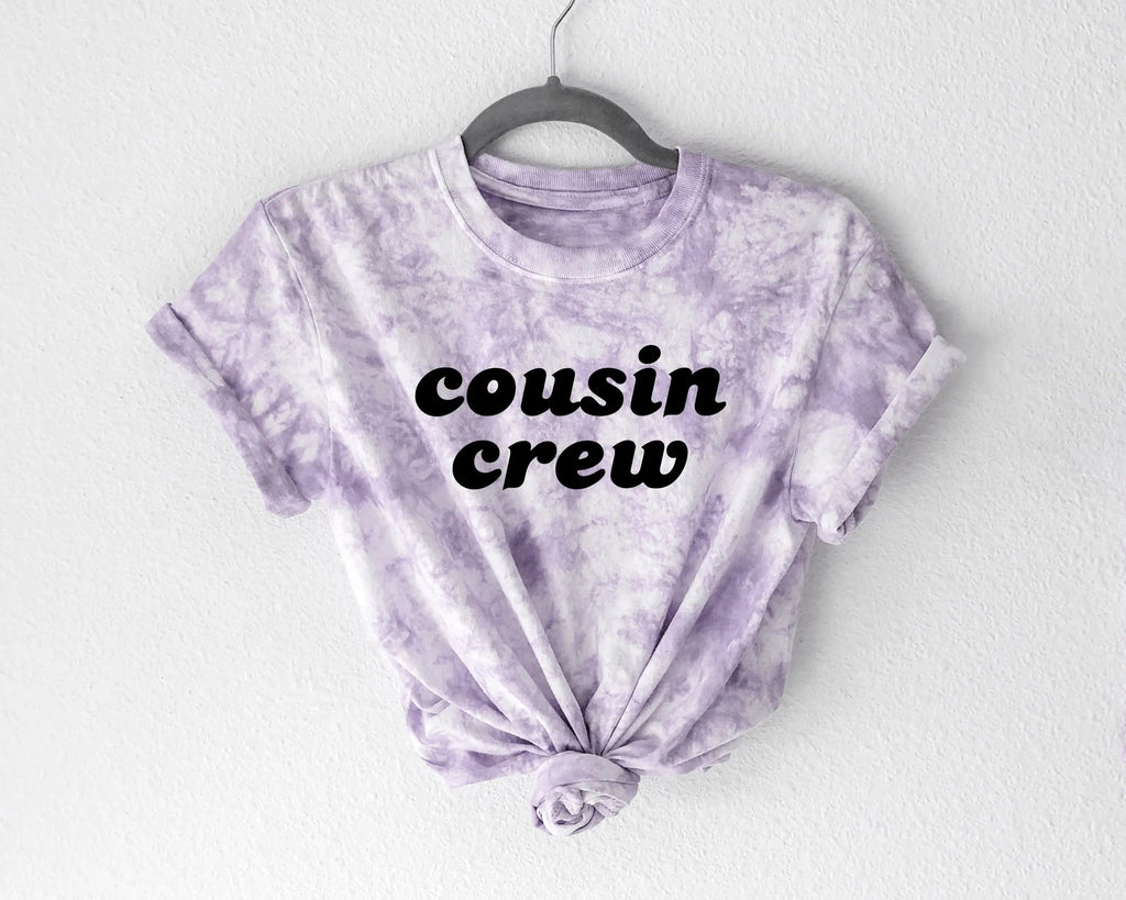 Custom Cousin Crew Tie Dye Tees and Bodysuits