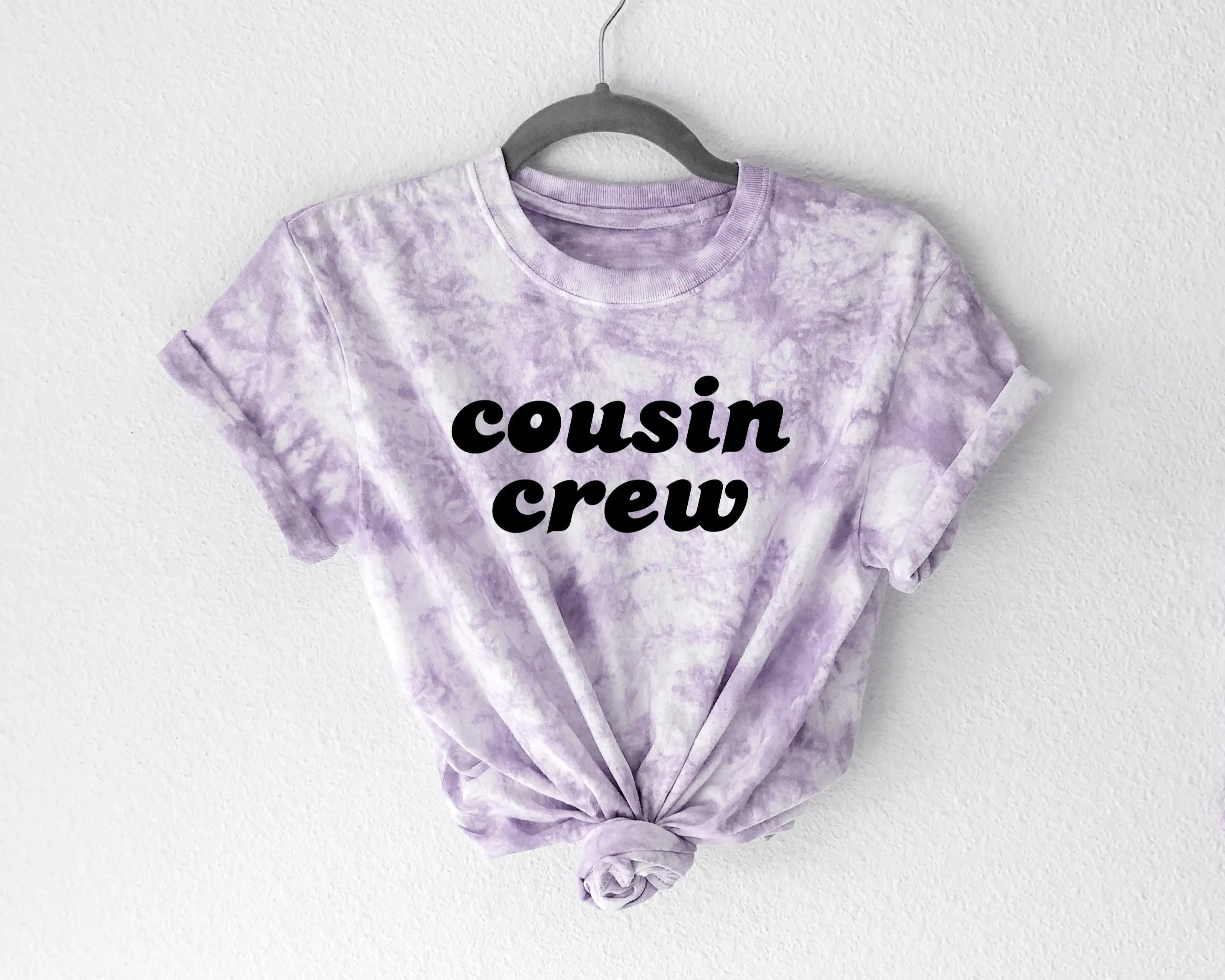 Custom Cousin Crew Tie Dye Tees and Bodysuits