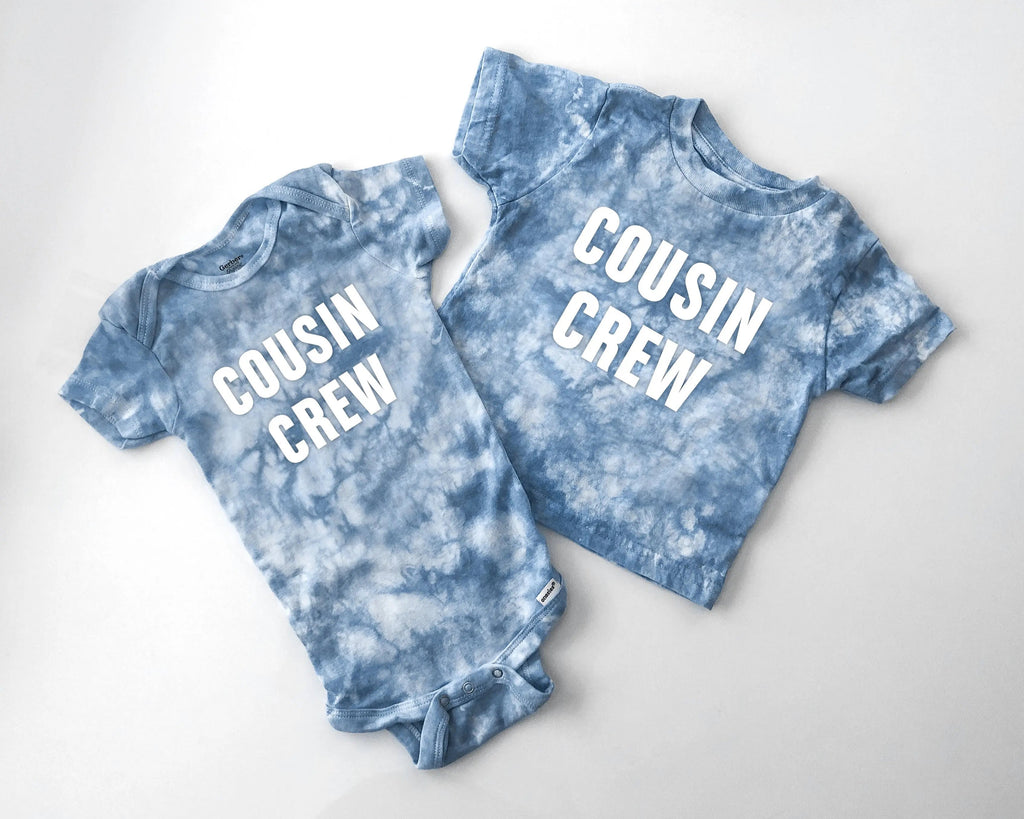 Custom Cousin Crew Tie Dye Tees and Bodysuits