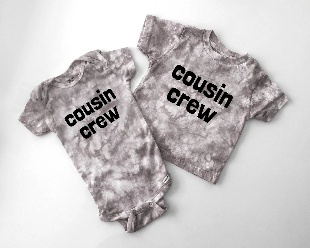 Custom Cousin Crew Tie Dye Tees and Bodysuits