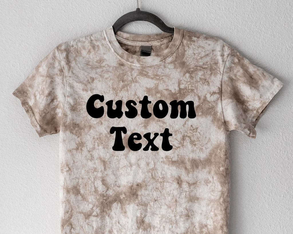Personalized Tie Dye Shirt | Custom Name Tie Dye T-Shirt