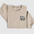 Dad Life Sweatshirt with Embroidered Dad Sneaker