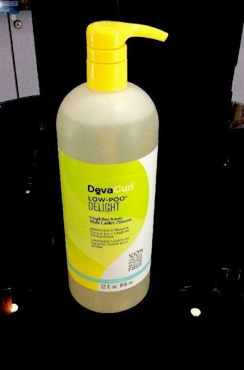 DevaCurl Low-Poo Delight Mild Lather Cleanser Shampoo, 32 oz