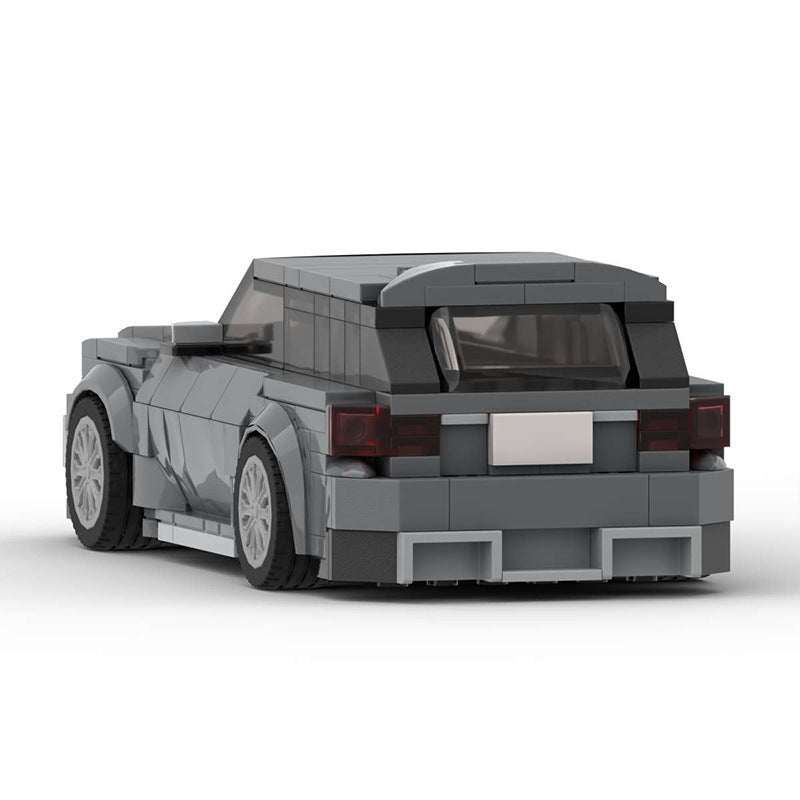 Building Block Sports Car Assembled Model Toy