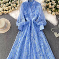 Embroidered Lace Dress(MS327)