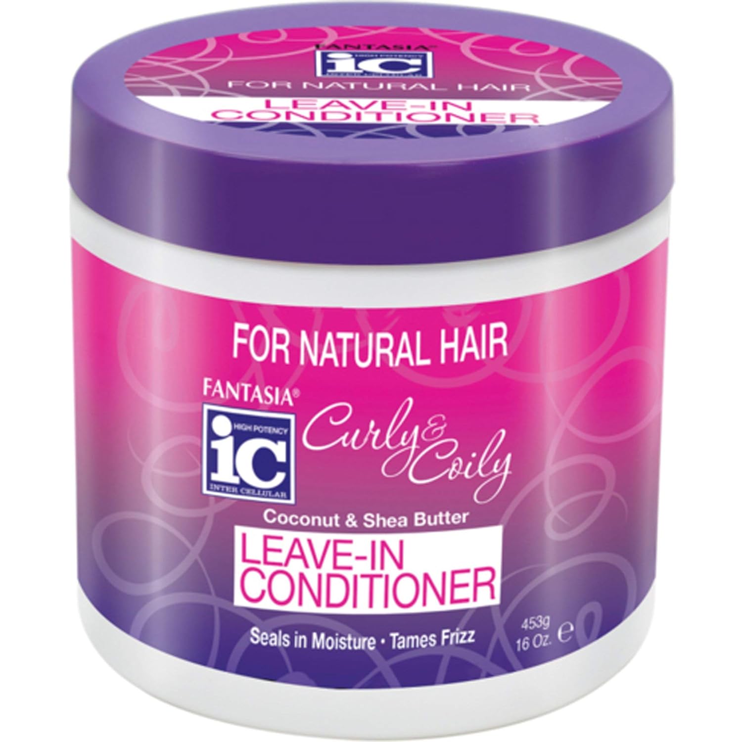 Fantasia IC Curly and Coily Leave-In Conditioner 16 Oz.