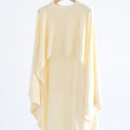 French-Style Two-Piece with Draped Poncho (MS310)