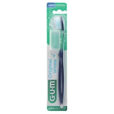 GUM Original White 563 Medium Toothbrush (Assorted Colors)