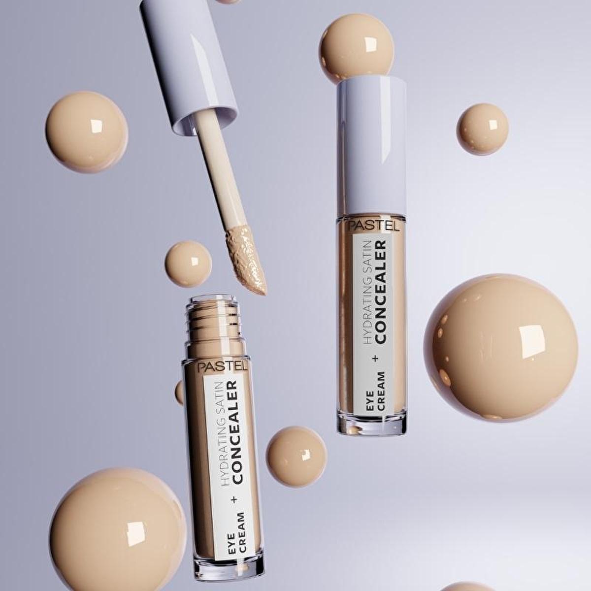 Pastel Eye Cream and Hydrating Satin Concealer Duo for Dark Circles - 0.15 fl oz