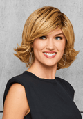Hairdo Allure Medium Length Wig, R4 Midnight Brown