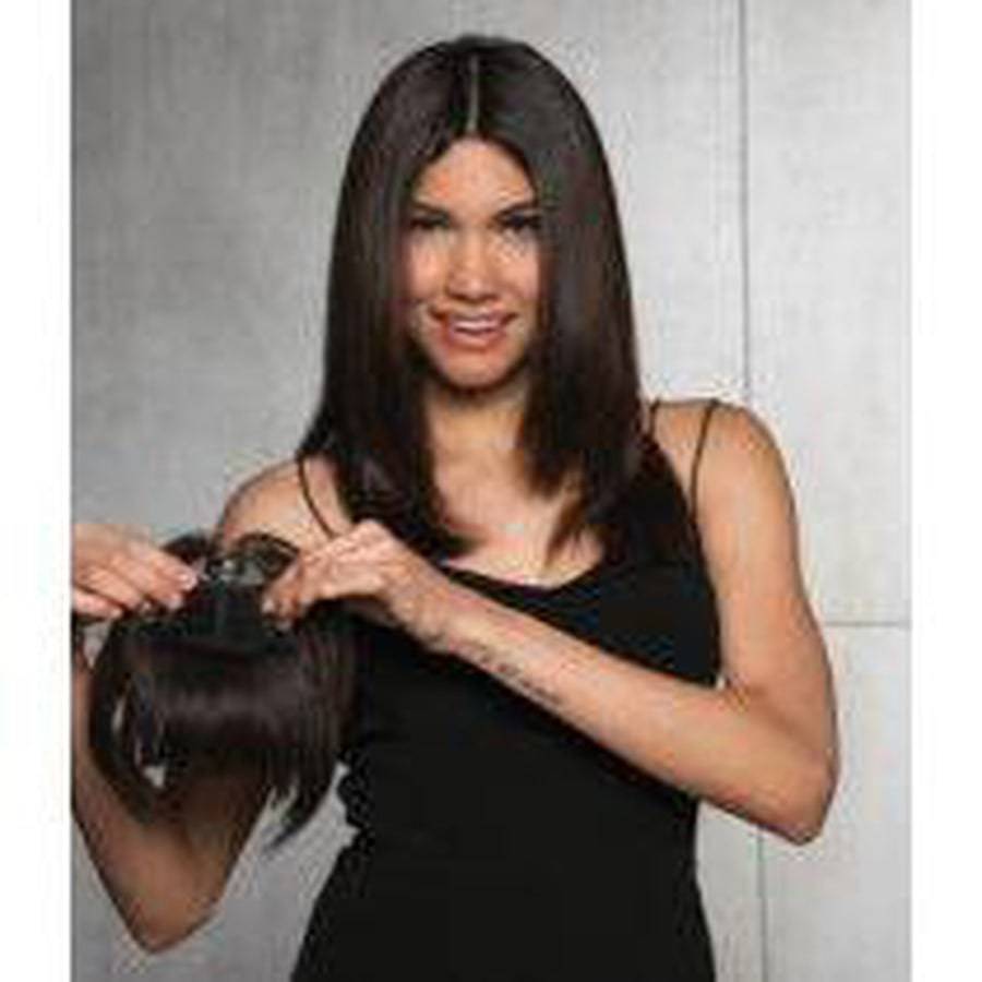 Human Hair Clip-In Bang - by Hairdo
