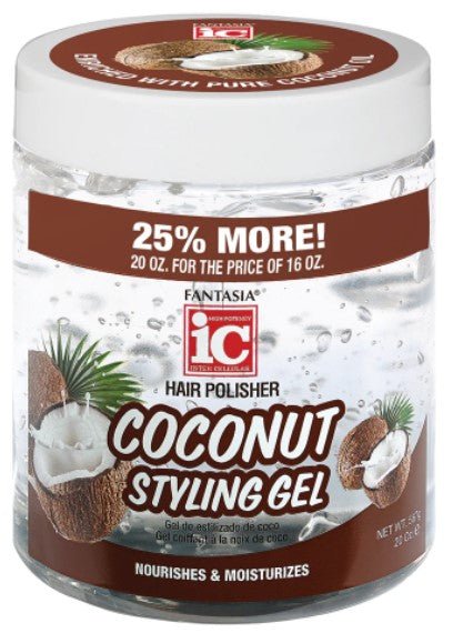 Fantasia IC Coconut Styling Gel, 2 oz