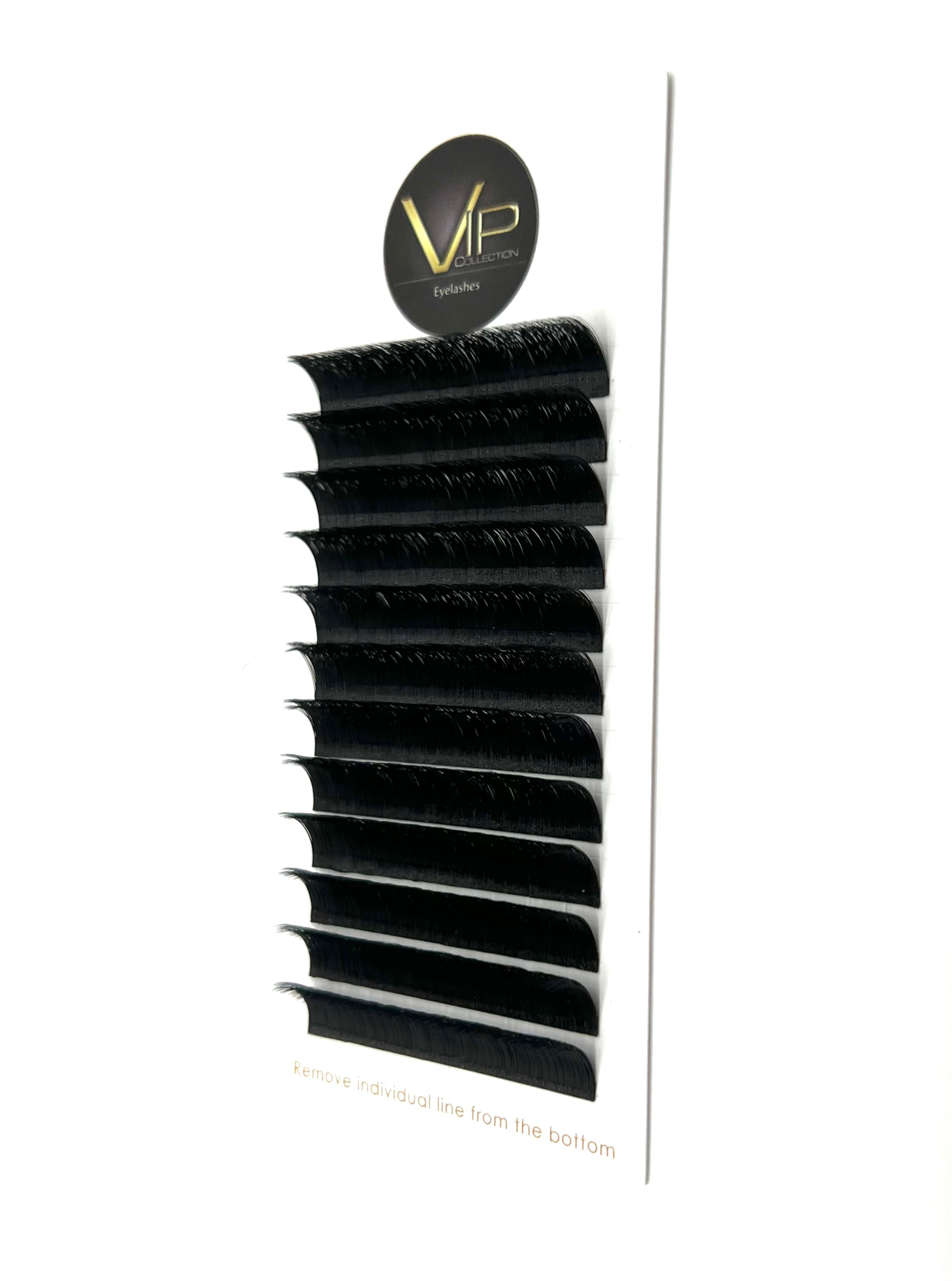 VIP Quick Fan Eyelash Extensions 12 Lines 0.05 C Curl - Choose Size