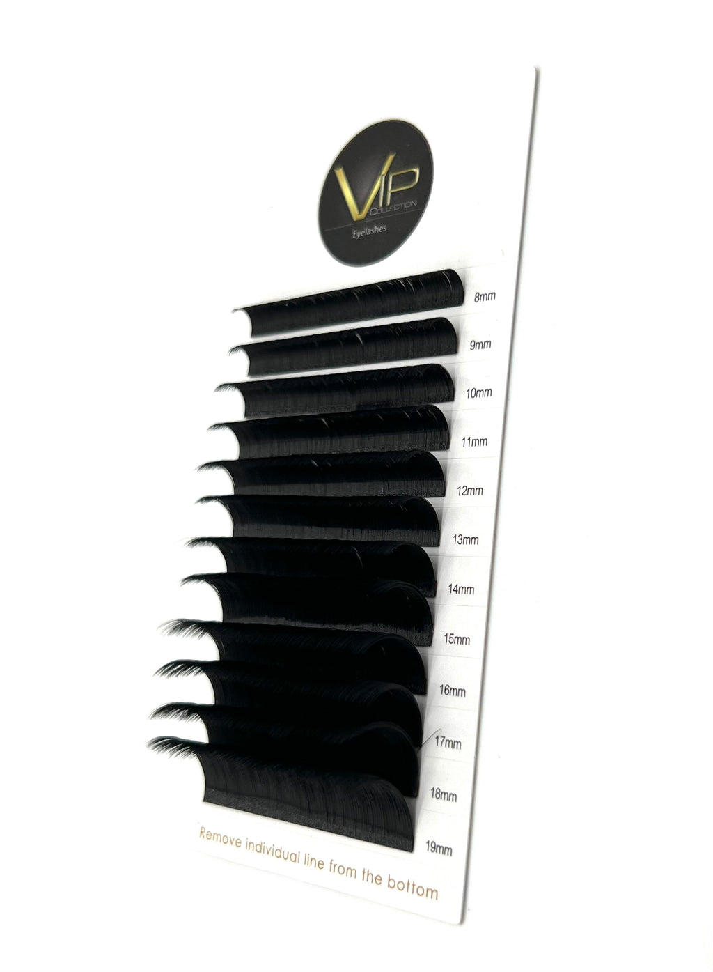 VIP Quick Fan Eyelash Extensions 12 Lines 0.07 D Curl - Pick Size