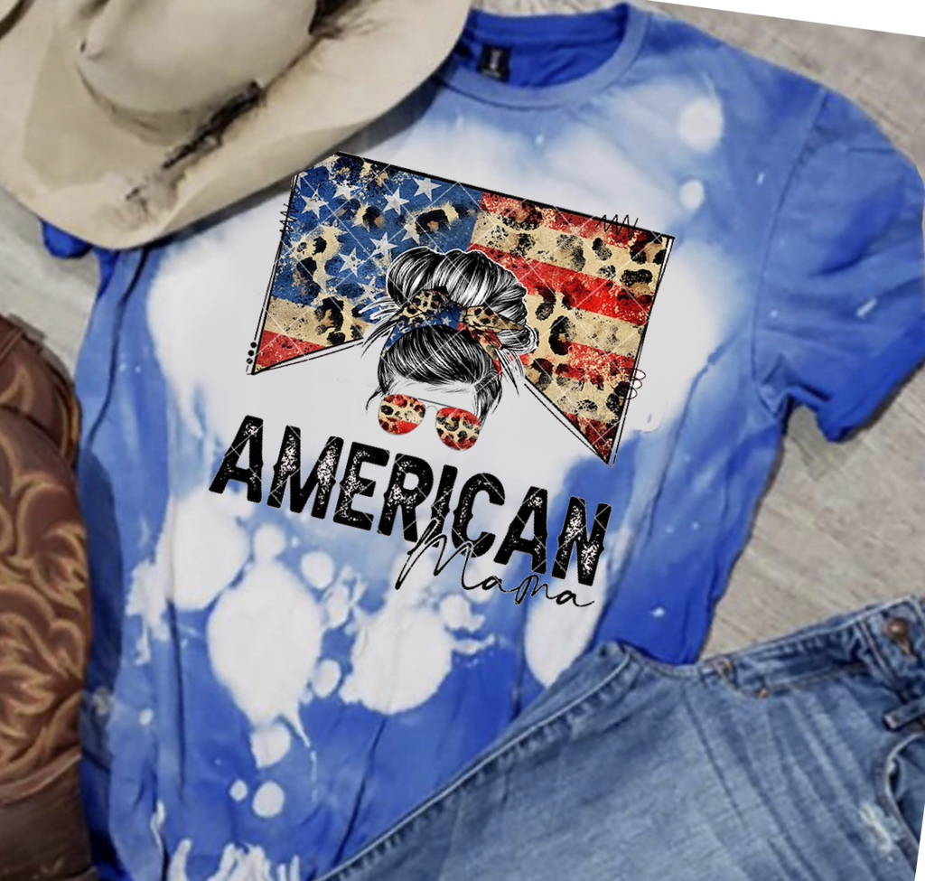 American Mama / Mini - American Flag & Leopard Print - 11 Style Options