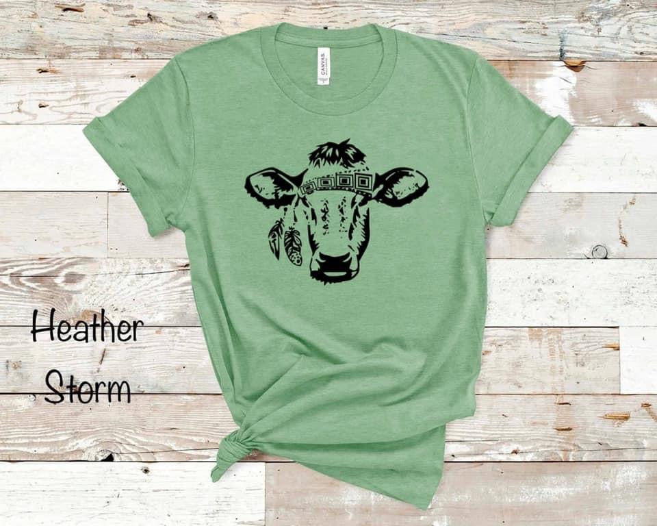 Aztec Cow / Gypsy Heifer - Black Ink