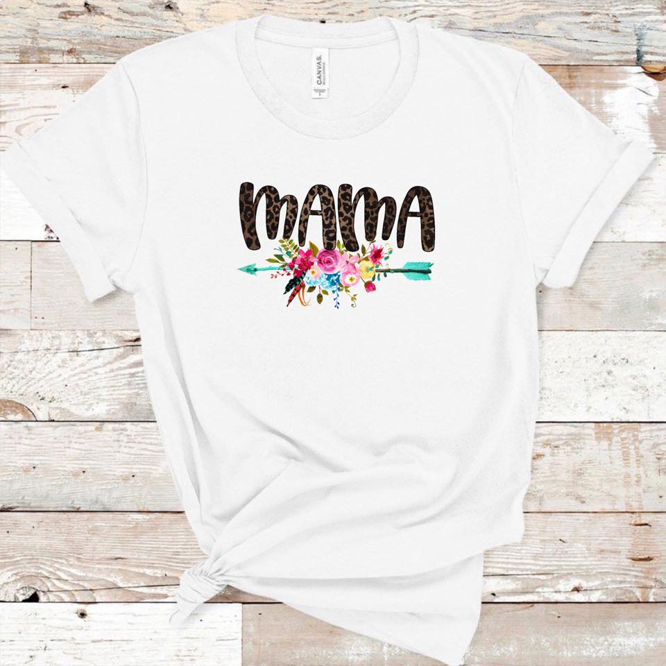 Mama w/ Floral Arrow