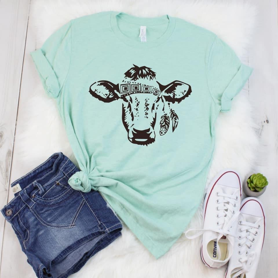 Aztec Cow / Gypsy Heifer - Black Ink