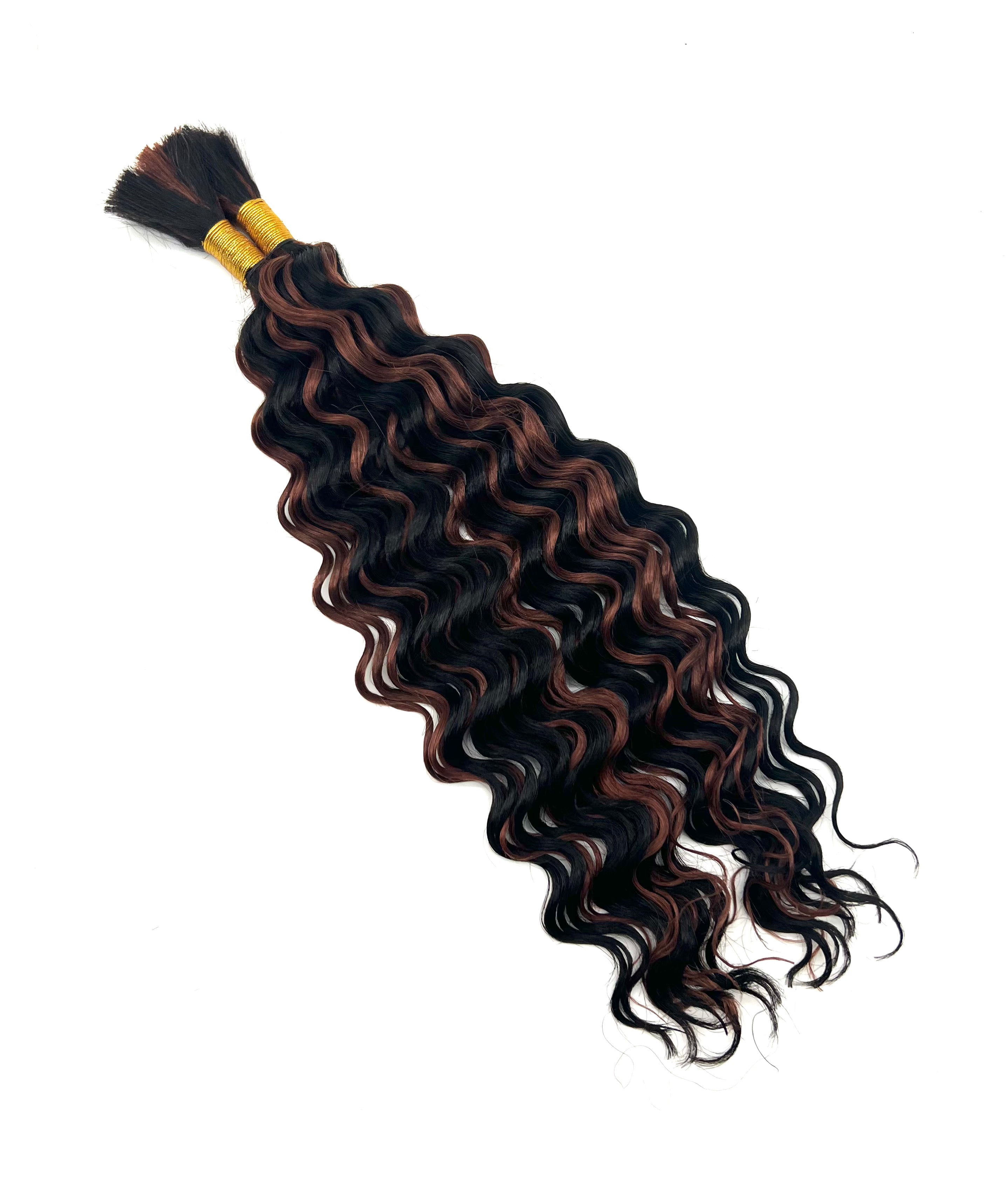Unique's Human Hair New Deep Bulk 18" - Choose Size