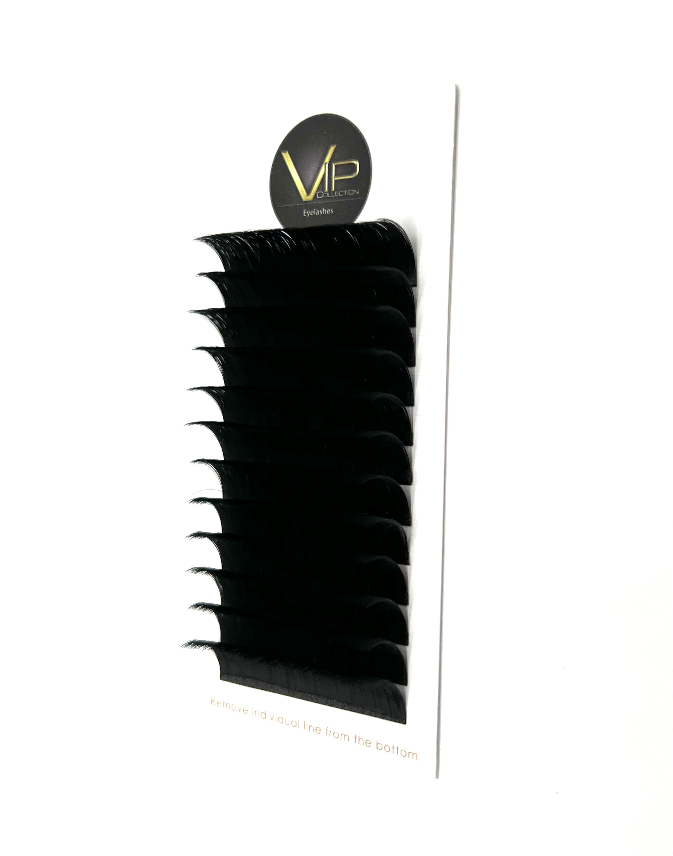 VIP Quick Fan Eyelash Extensions 12 Lines 0.05 C Curl - Choose Size