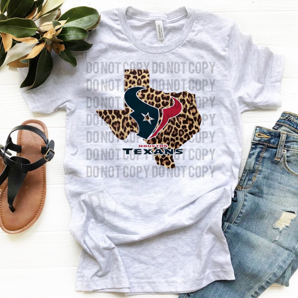 Houston Texans w/ Leopard Texas