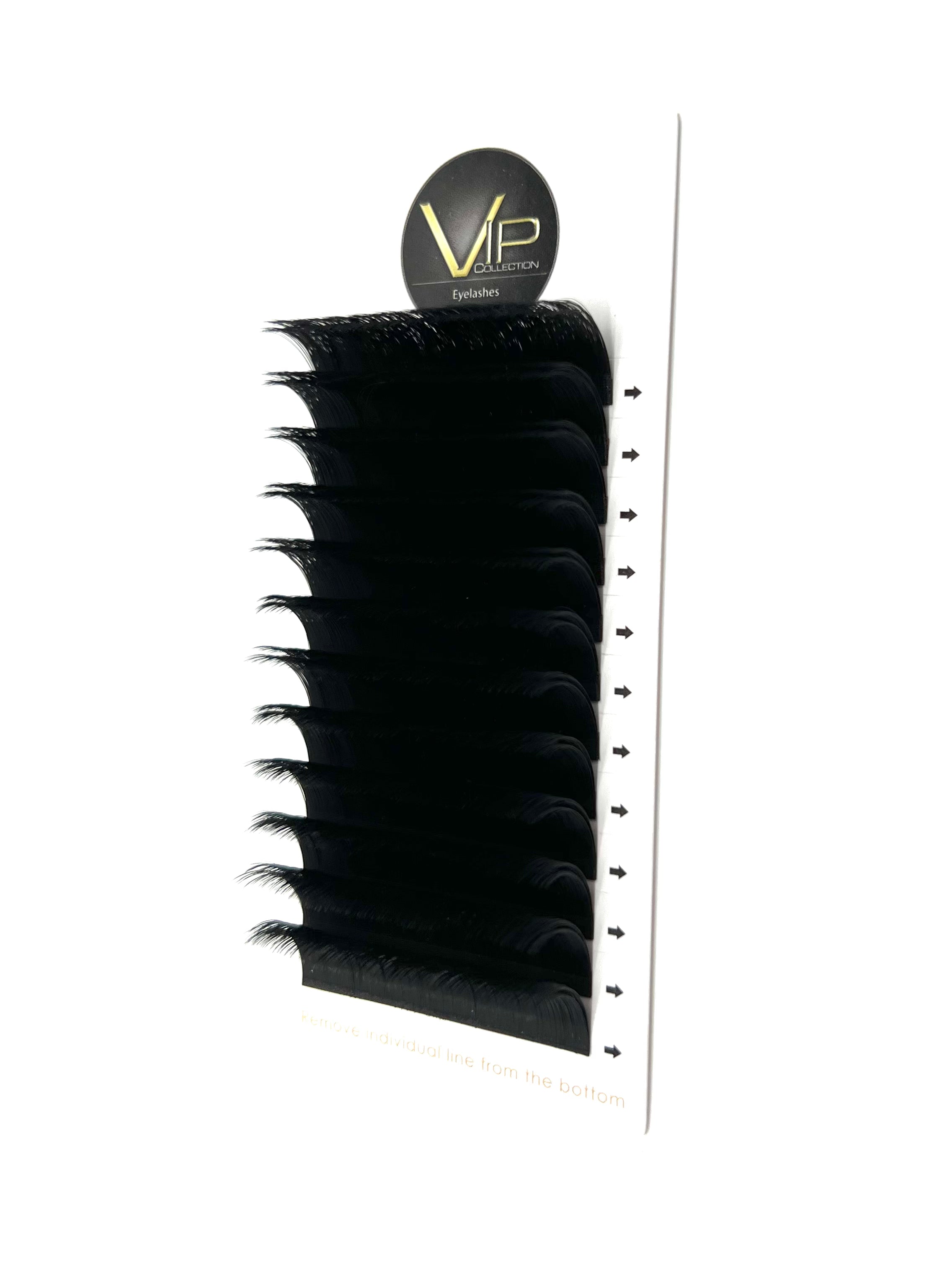 VIP Quick Fan Eyelash Extensions 12 Lines 0.05 C Curl - Choose Size