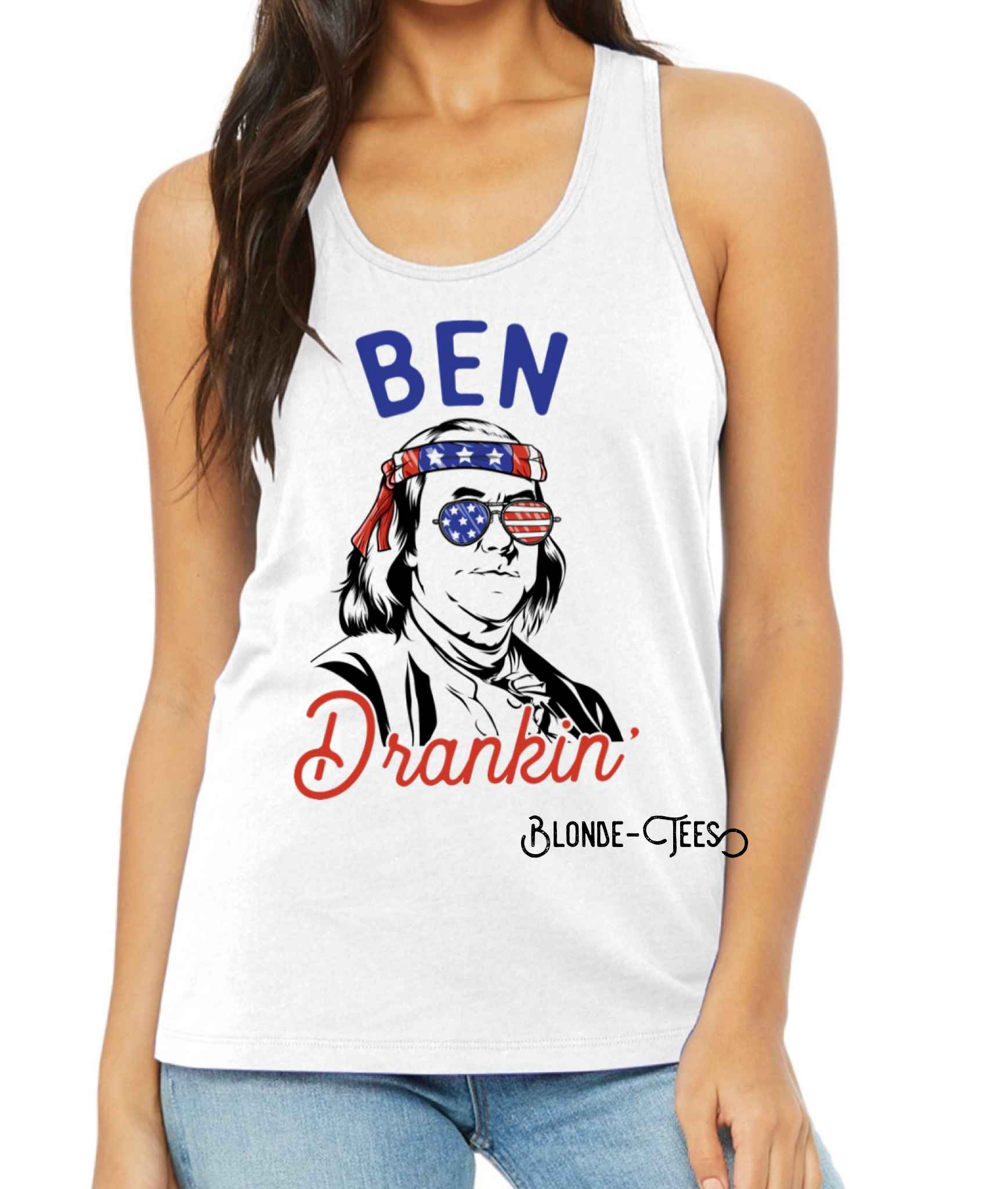 Ben Drankin’ - White Tank