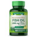 Nature’s Truth® Fish Oil 1000 mg Quick Release Gelcap SFG, 60 EA (2000 mg per serving)