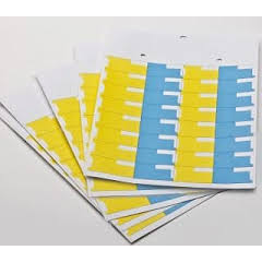 Dispill®-USA 28-Cell Yellow-Blue Permanent Labels, 500 EA