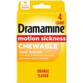 Dramamine® 50 mg Orange Travel Size Chewable Tablet 4-Pack x 6 EA