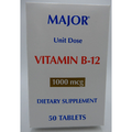 Vitamin B12 1000 mcg Gluten-Free Tablet, 5 x 10 UD