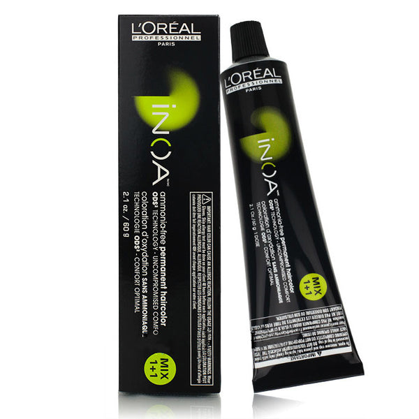 L'Oréal Professionnel INOA 10.1 (10B) Very Light Ash Blonde - Ammonia-Free Permanent Color, 2.1 oz