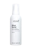 Keune Care Silver Savior Foam Treatment, Toning & Moisturizing Leave-In Mousse for Blonde & Grey Hair
