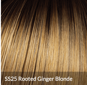 Short Tapered Crop Wig Color Ss25 Ginger Blonde - Hairdo Wigs 5.25 " Length Cropped Cut Volume Collar Nape TRU2Life Heat Friendly Synthetic